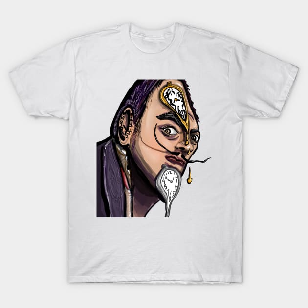 Dali melting face T-Shirt by SmerkinGherkin